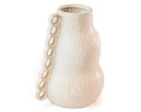 Vaso Decorativo Branco em Cerâmica