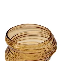 Vaso em Vidro Âmbar