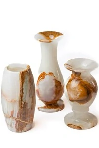 Vaso Decorativo em Pedra Ônix