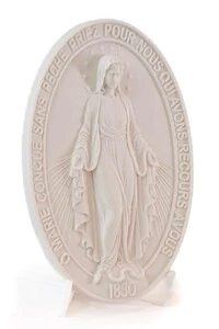 Medalha Nossa Senhora das Graças com Suporte 24cm