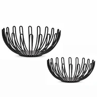 Centro de Mesa em Metal Preto