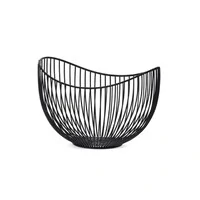 Centro de Mesa em Metal Aramado Preto