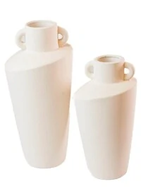 Vaso Decorativo Branco em Cerâmica