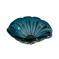 Centro de Mesa em Vidro Estilo Murano Azul