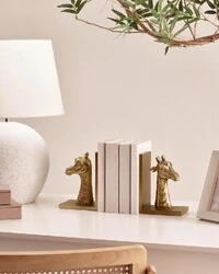 Aparador de Livros Girafinhas Dourado