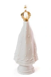 Imagem Nossa Senhora Aparecida com Coroa Ouro 32cm