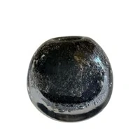 Vaso Decorativo em Vidro Estilo Murano Preto