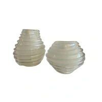 Vaso Decorativo em Vidro Estilo Murano Pérola