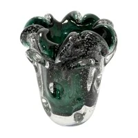 Vaso Decorativo Estilo Murano Verde