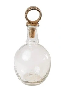 Garrafa em Vidro com Tampa em Metal