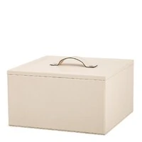 Caixa Decorativa em MDF com Acabamento em PU Off White