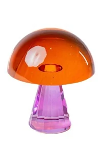 Escultura Cogumelo em Cristal