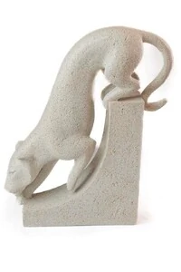 Escultura Pantera em Pó de Pedra