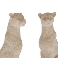 Aparador de Livros Leopardo em Polirresina