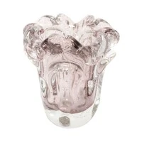 Vaso Decorativo Estilo Murano Rosé