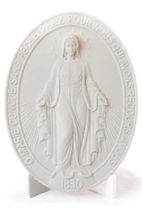 Medalha Nossa Senhora das Graças com Suporte 24cm