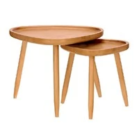 Mesa Lateral em Madeira Formato Orgânico