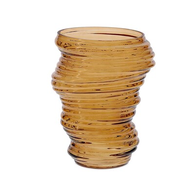 Foto Vaso em Vidro Âmbar