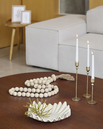 FotoKit Castiçais de Metal Bronze Escovado