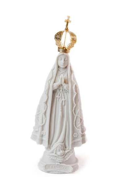 Foto Imagem Nossa Senhora Aparecida com Coroa Ouro 24 cm