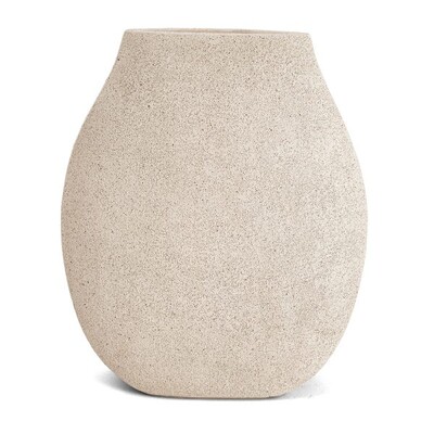 Foto Vaso Decorativo em Polirresina Areia – Boca Estreita