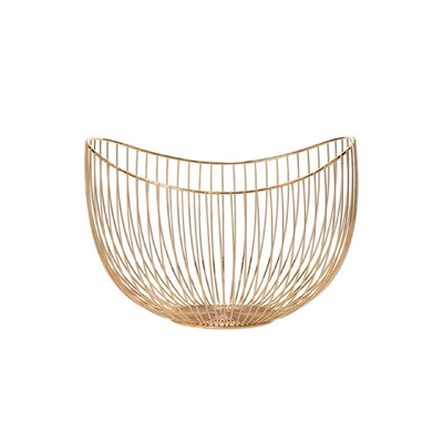 Foto Centro de Mesa em Metal Aramado Dourado