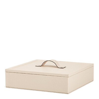 Foto Caixa Decorativa em MDF com Acabamento em PU Off White