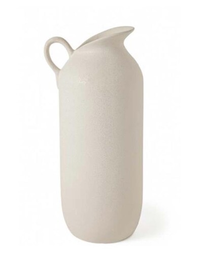 Foto Vaso Decorativo em Cerâmica Branco