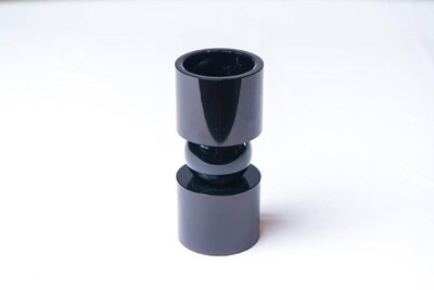 Foto Castiçal Preto em Cristal