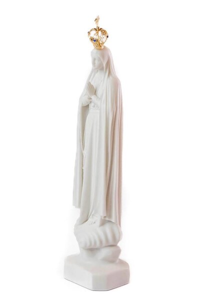 FotoImagem Nossa Senhora de Fátima com Coroa Ouro 28cm