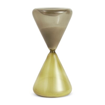 FotoAmpulheta Verde em Vidro 60 min