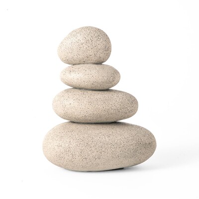 Foto Escultura Decorativa Pedras em Polirresina