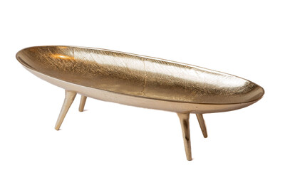 Foto Centro de Mesa em Metal Dourado