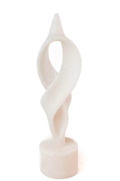 FotoEscultura Decorativa Forma Abstrata em Resina