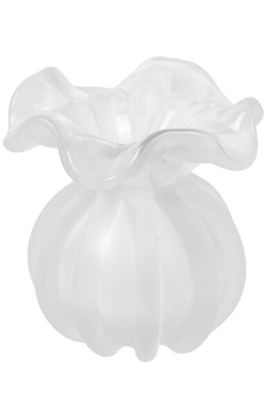 Foto Vaso Decorativo Estilo Murano Incolor Fosco