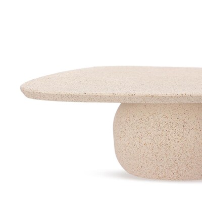 FotoCentro de Mesa em Polirresina Off White