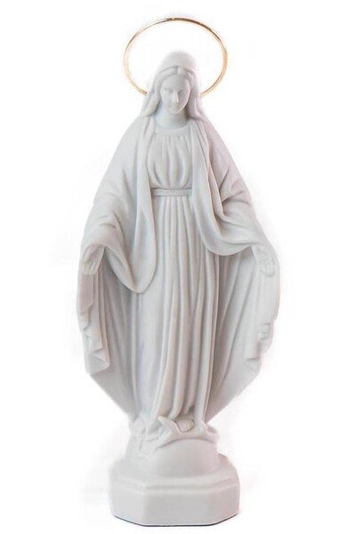 Foto Imagem Nossa Senhora das Graças com Áureola Ouro 20cm