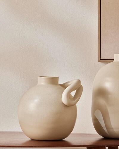 FotoVaso Decorativo em Cerâmica com Alça