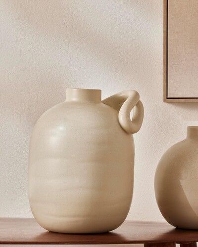 FotoVaso Decorativo em Cerâmica com Alça