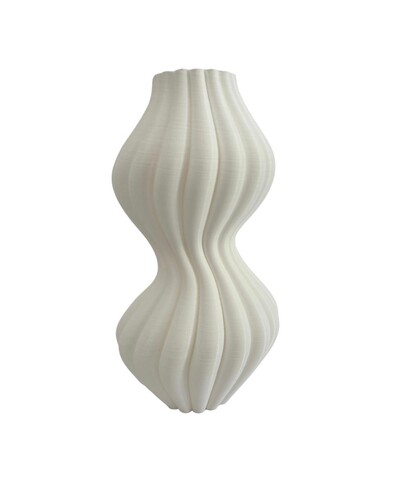 Foto Vaso Decorativo Branco Gomos – por Anna Machado