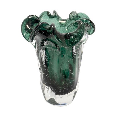 Foto Vaso Decorativo Estilo Murano Verde