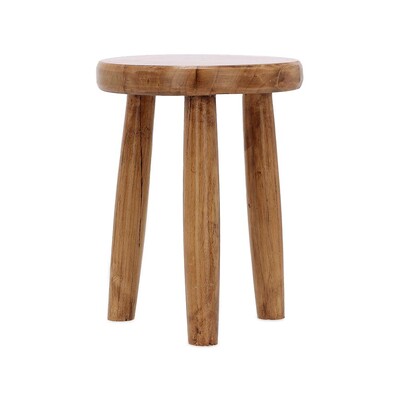 Foto Mesa Lateral ou Banquinho em Madeira