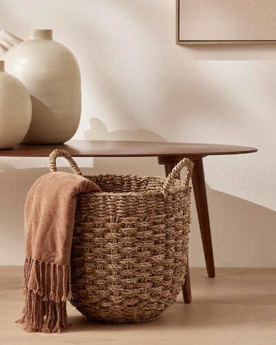 Foto Cesto Organizador em Fibra Natural