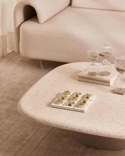 FotoJogo da Velha Decorativo em Cimento e Polirresina