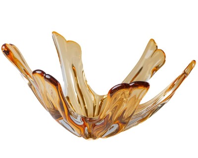 FotoCentro de Mesa Âmbar estilo Murano