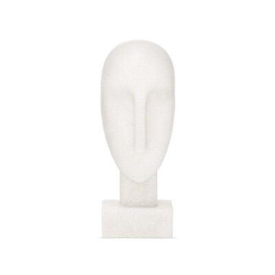 FotoEscultura Face em Polirresina Branca