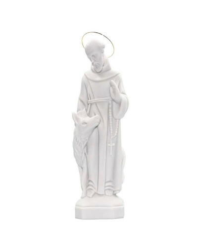 Foto Imagem Decorativa de São Francisco com Auréola Dourada