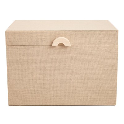 Foto Caixa Decorativa em MDF com Revestimento em Linho