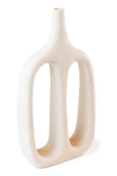 Foto Vaso Decorativo Branco em Resina