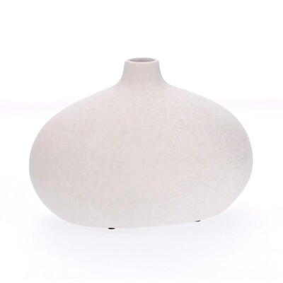 Foto Vaso Decorativo em Cerâmica Off White